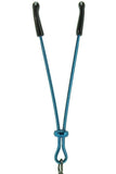 Multicolor Feathered Blue Tweezer Clamps