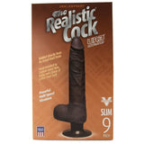 The Realistic Slim Vibrating 9 Inch UR3 Cock in Black