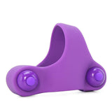 Squeeze Play Silicone Couples Cock Ring in Purple