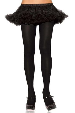 Pefect Pair of Classic Black Nylon Tights in OS