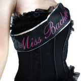 Miss Bachelorette Glow in the Dark Sash in Black