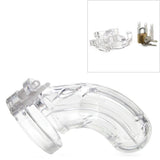 The Curve Male Chastity Device Clear in 3 3/4 Inch