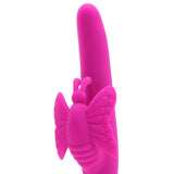 Posh 10-Function Silicone Fluttering Butterfly Vibe in Pink