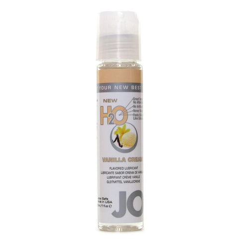 H2O Vanilla Cream Flavored Lubricant in 1oz/30ml