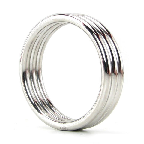 Echo Stainless Steel Triple Cock Ring 2 Inch