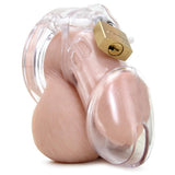 CB-6000 Male Chastity Device Clear in 3 1/4 Inch