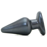 Platinum Silicone The Super Big End Butt Plug in Charcoal