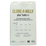 Clone-A-Willy & Balls Vibe Kit in Light Skin Tone