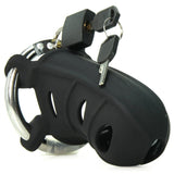 Hardcore Silicone Cock Blocker in Black