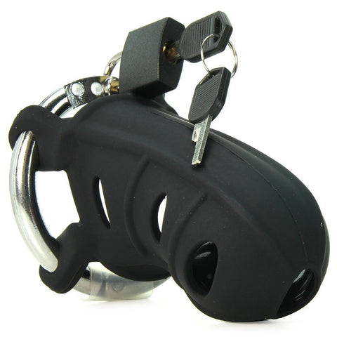 Hardcore Silicone Cock Blocker in Black