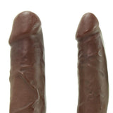 King Cock Medium Double Trouble Dildo in Brown