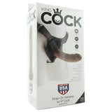 King Cock Strap-On Harness with 8" Cock in Brown