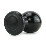 Round Butt Plug Large in Black