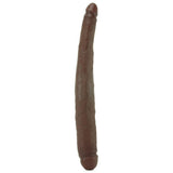 King Cock 16" Tapered Double Dildo in Brown