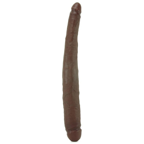 King Cock 16" Tapered Double Dildo in Brown