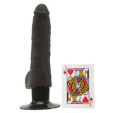 The Realistic Slim Vibrating 7 Inch UR3 Cock in Black