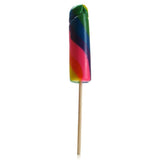 Jumbo Rainbow Cock Pop in Rainbow