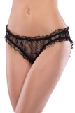 Ruched Lace Panty in OS