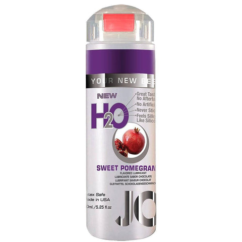 H2O Sweet Pomegranate Flavored Lubricant in 5.25oz/150ml
