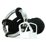Hardcore Silicone Cock Blocker in Black