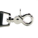 Bound Leather Leash in Black