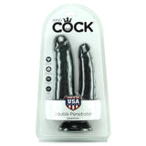 King Cock Double Penetrator Dildo in Black