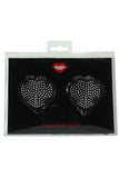 Rhinestone Heart Pasties in OS