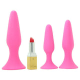 Sliders Silicone Anal Trainer Kit in Pink
