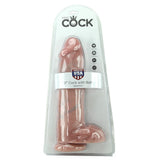 King Cock 12" Cock with Balls in Flesh
