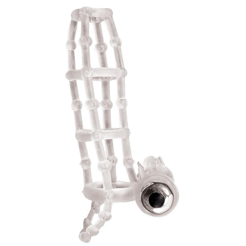 The MachO Vibrating Cock Cage in Clear
