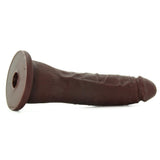 Platinum 7 Inch Thin Vac-U-Lock Dildo in Black