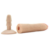 The Realistic 8 Inch UR3 Vac-U-Lock Cock in White