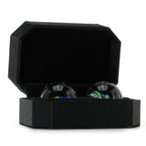 CyberGlass Ben Wa Balls in Blue Blossom
