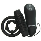 Remote Performance Pro 20 Function Cock Ring in Black