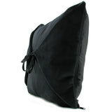 Decor Stashe Pillow in Velvish Black