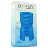 TRUSKYN The Tru Stroke Ribbed Stroker in Blue