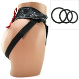 Platinum Lace Corsette Strap-On