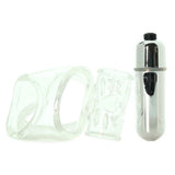 The MachO Vibrating Cock Sling in Clear