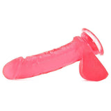 Crystal Jellies 6 Inch Ballsy Cock in Pink