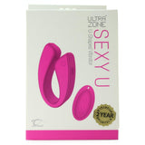 Sexy U Silicone Remote Couples Vibe in Pink