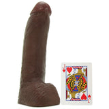 King Cock 9" Squirting Cock with Balls in Brown
