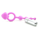 L'Amour Beaded Vibro Ring in Pink