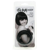 Sex & Mischief Nitrile Cock Ring 3 Pack