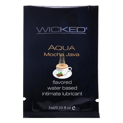 Aqua Mocha Java Lube in .10oz/3mL