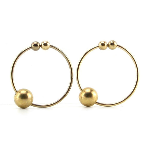 Fetish Fantasy Nipple Bull Rings in Gold