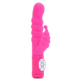 Twistty Silicone Clit Stem Vibe in Neon Pink