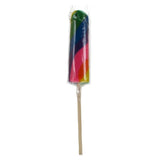 Jumbo Rainbow Cock Pop in Rainbow