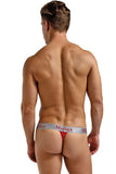 Bright Red Silk Micro Thong in L