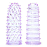 Jelly Finger Stimulators in Purple