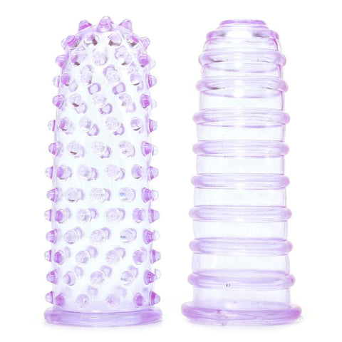 Jelly Finger Stimulators in Purple